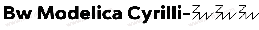 Bw Modelica Cyrilli字体转换